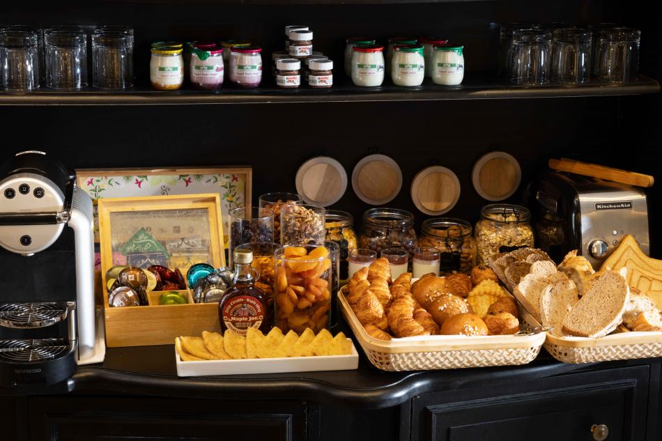 détail buffet de petit-déjeuner